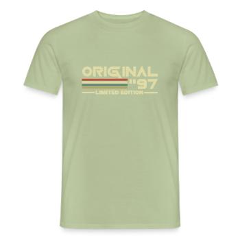 1997 - Men's T-Shirt - sage - Front - AI Model Male 178 light (178cm)