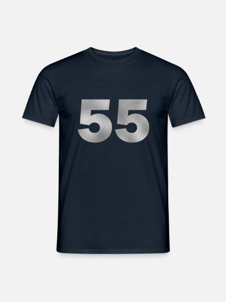 Birthday 55 years - Men's T-Shirt - navy