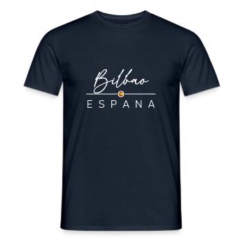 Spain - Bilbao - Spanien - Espana - Männer T-Shirt - Navy - Vorne - AI Model Male 178 light (178cm)