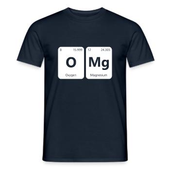 Omg. Geek - T-shirt homme - marine - Devant - AI Model Male 178 light (178cm)
