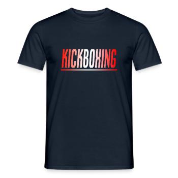 KICKBOXEN BOXER GESCHENK SPORT SCHWEIZ - Männer T-Shirt - Navy - Vorne - AI Model Male 178 light (178cm)