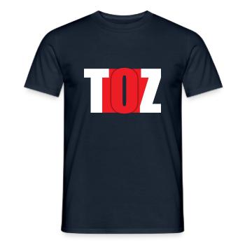 Toz 003 001 - T-shirt homme - marine - Devant - AI Model Male 178 light (178cm)