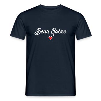 Beau Gosse - T-shirt homme - marine - Devant - AI Model Male 178 light (178cm)