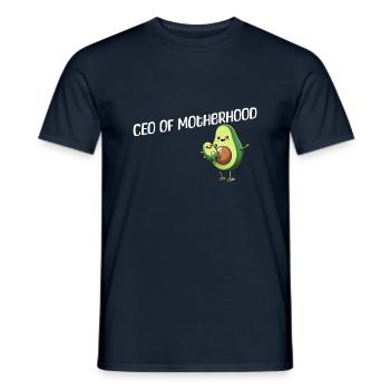 ceo of Motherhood - Männer T-Shirt - Navy - Vorne - AI Model Male 178 light (178cm)