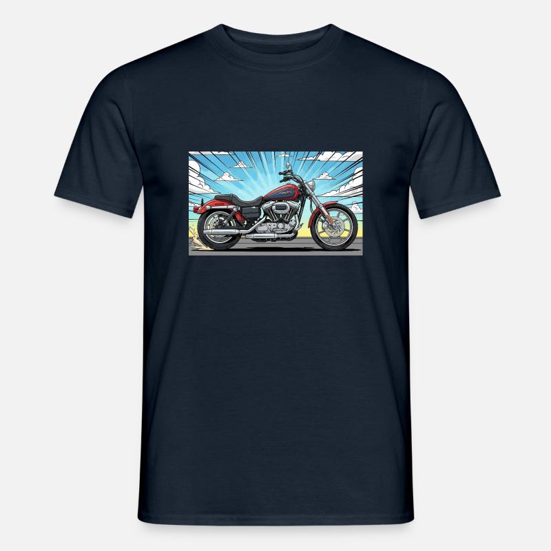 Comic Style - Männer T-Shirt - Navy