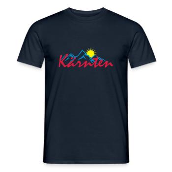 Kärnten - Männer T-Shirt - Navy - Vorne - AI Model Male 178 light (178cm)