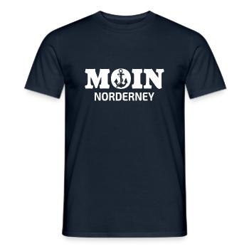 MOIN Norderney Anchor North Sea Island Norderney Dune - Men's T-Shirt - navy - Front - AI Model Male 178 light (178cm)