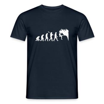 Eskalation - Männer T-Shirt - Navy - Vorne - AI Model Male 178 light (178cm)