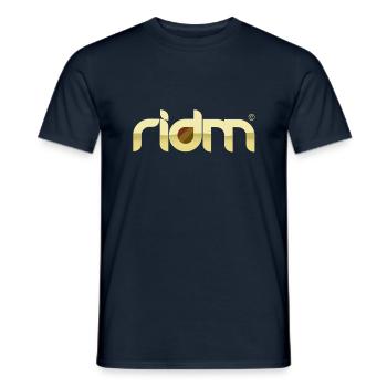 ridm gold - Männer T-Shirt - Navy - Vorne - AI Model Male 178 light (178cm)