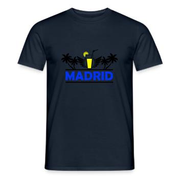 Madrid 2 - Men's T-Shirt - navy - Front - AI Model Male 178 light (178cm)