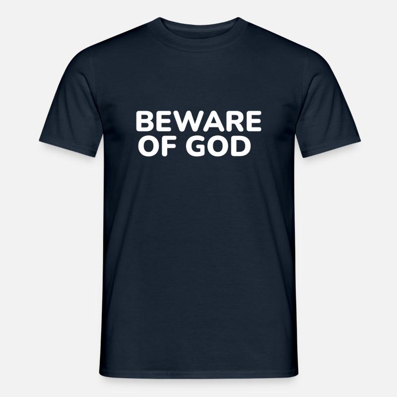Warnung 2 - Männer T-Shirt - Navy