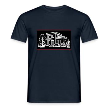 House Villa Property - Men's T-Shirt - navy - Front - AI Model Male 178 light (178cm)