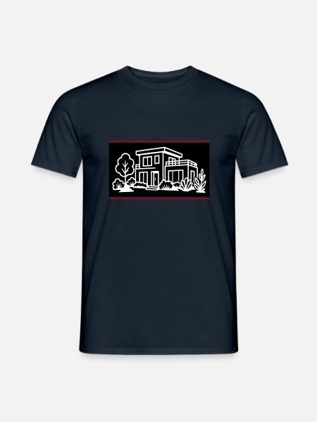 House Villa Property - Men's T-Shirt - navy