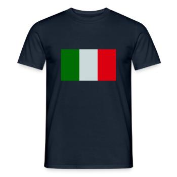 Italien - Männer T-Shirt - Navy - Vorne - AI Model Male 178 light (178cm)