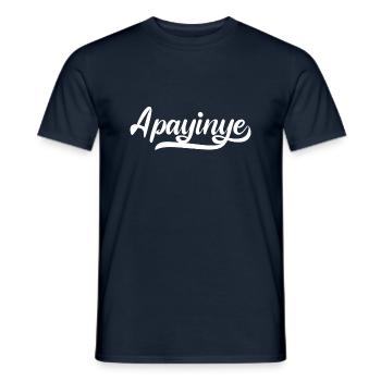 Apayinye - T-shirt homme - marine - Devant - AI Model Male 178 light (178cm)