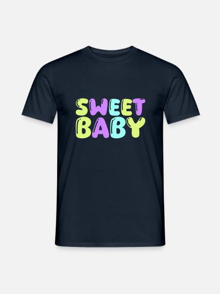 doux bébé - T-shirt homme - marine
