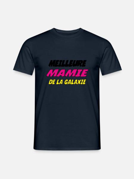 BESTE OMA DER GALAXIE - Männer T-Shirt - Navy