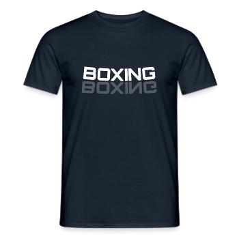Boxing - Men's T-Shirt - navy - Front - AI Model Male 178 light (178cm)
