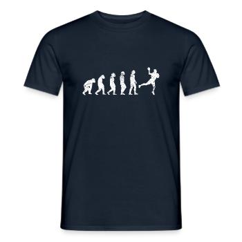 Handball HandballEr Evolution Équipe de joueurs de handball - T-shirt homme - marine - Devant - AI Model Male 178 light (178cm)