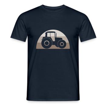 Tractor - Men's T-Shirt - navy - Front - AI Model Male 178 light (178cm)