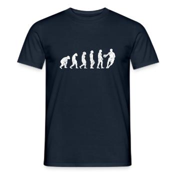 Club de basket-ball Amateurs de basket-ball Joueurs de basket-ball - T-shirt homme - marine - Devant - AI Model Male 178 light (178cm)