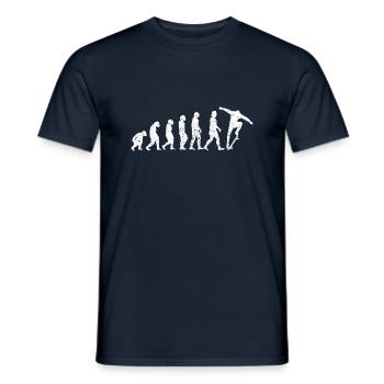 Skateboard Skater Skateboarding Skaten Skate-Fan - Männer T-Shirt - Navy - Vorne - AI Model Male 178 light (178cm)