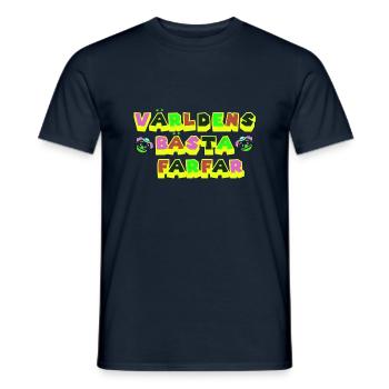 BestGroßmutter Großmutter Großvater Großvater Geburtstagsfamilie - Männer T-Shirt - Navy - Vorne - AI Model Male 178 light (178cm)