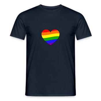 Pride - Men's T-Shirt - navy - Front - AI Model Male 178 light (178cm)