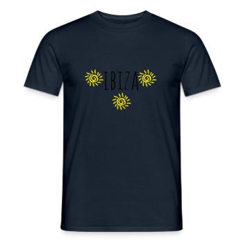 Ibiza - T-shirt homme - marine - Devant - AI Model Male 178 light (178cm)