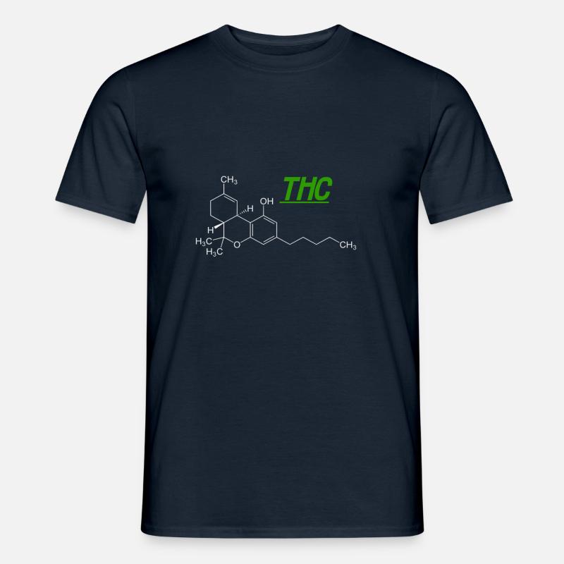 THC - Männer T-Shirt - Navy
