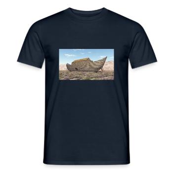 Arche Noah, Bibel, Religion - Männer T-Shirt - Navy - Vorne - AI Model Male 178 light (178cm)