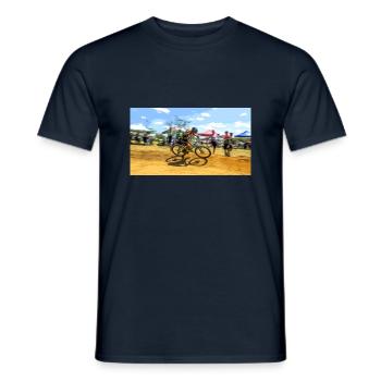 MTB MTB - Männer T-Shirt - Navy - Vorne - AI Model Male 178 light (178cm)