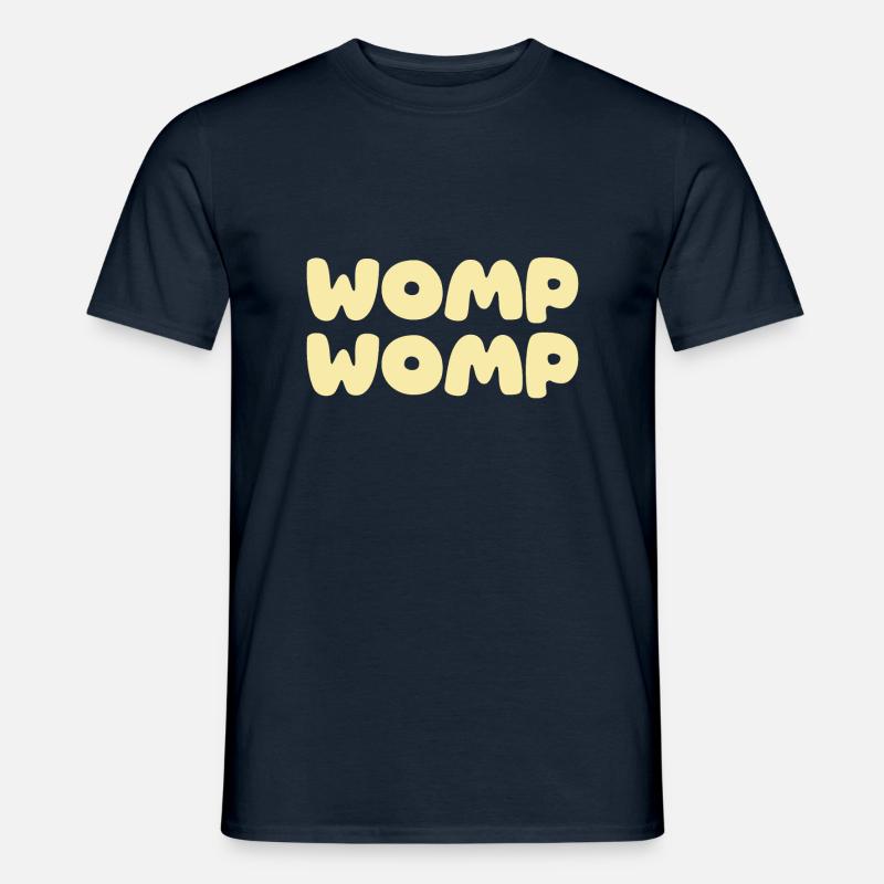Womp Womp - Creme - Männer T-Shirt - Navy
