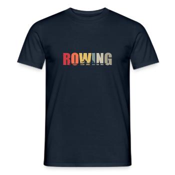 Aviron - Aviron - Rameur - Aviron - T-shirt homme - marine - Devant - AI Model Male 178 light (178cm)