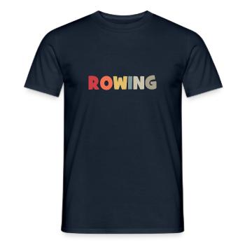 Aviron - Aviron - Rameur - Aviron - T-shirt homme - marine - Devant - AI Model Male 178 light (178cm)