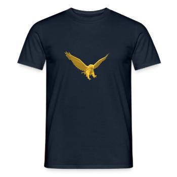 Golden eagle - Men's T-Shirt - navy - Front - AI Model Male 178 light (178cm)