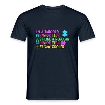 Behavioral Therapist Therapist - Men's T-Shirt - navy - Front - AI Model Male 178 light (178cm)