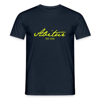 Abi '22 Motto mit Stil - Mission accomplished 2022 - Männer T-Shirt - Navy - Vorne - AI Model Male 178 light (178cm)