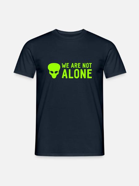Alien - We zijn niet alleen - Aliens - Heren T-shirt - navy