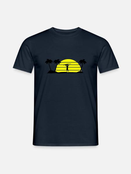 surfing - Men's T-Shirt - navy