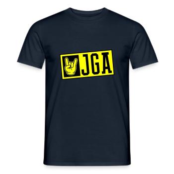 Jga Junggesellenabschied - Männer T-Shirt - Navy - Vorne - AI Model Male 178 light (178cm)
