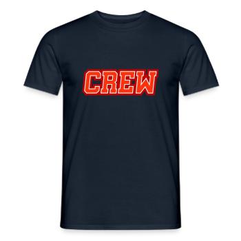 Crew - Men's T-Shirt - navy - Front - AI Model Male 178 light (178cm)