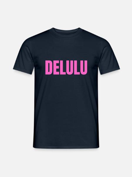 DELULU - Men's T-Shirt - navy