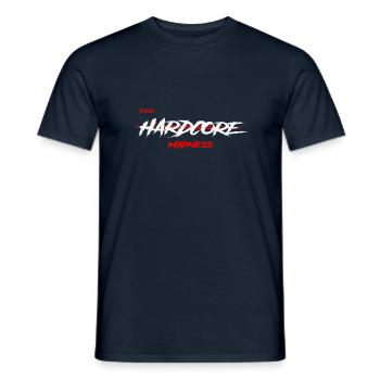 Hardcore Madness Festival Party Shirt - T-shirt homme - marine - Devant - AI Model Male 178 light (178cm)