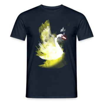 Der Goldene Schwan - Männer T-Shirt - Navy - Vorne - AI Model Male 178 light (178cm)