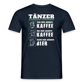 Mon quotidien de danseuse - T-shirt homme - marine - Devant - AI Model Male 178 light (178cm)