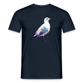 Polygone Seagull - Maritime - T-shirt homme - marine - Devant - AI Model Male 178 light (178cm)