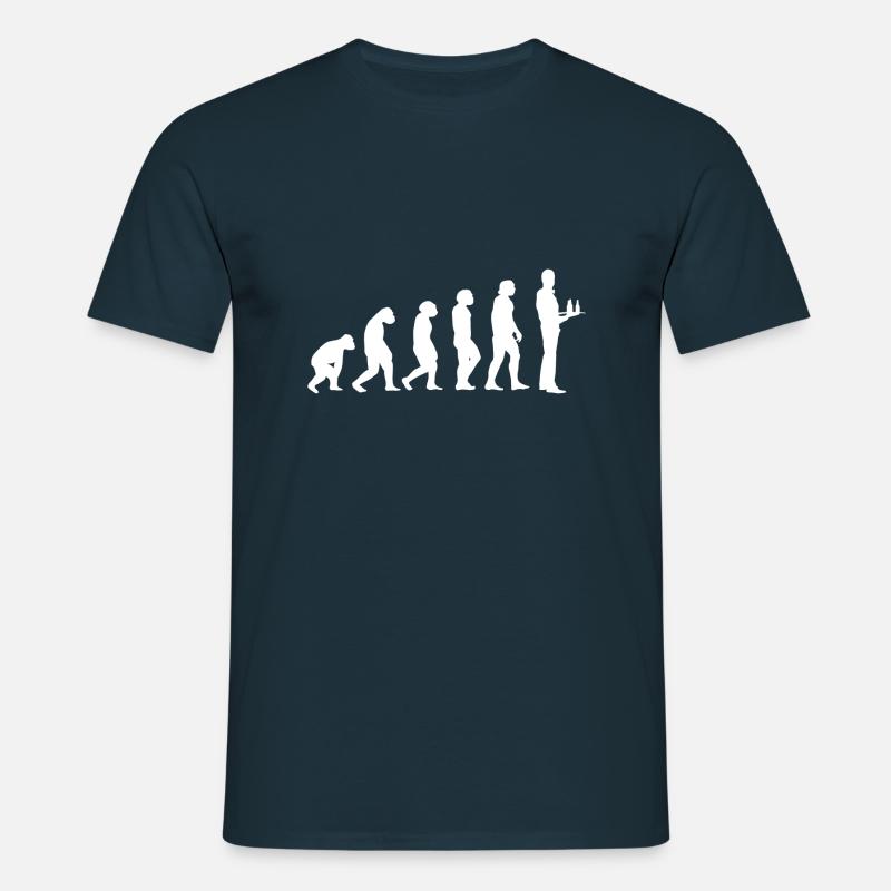 Evolution Kellner - Männer T-Shirt - Navy