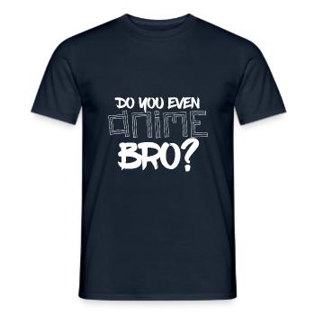 Anime Manga Otaku Kawaii Japan Cosplay Comic - Männer T-Shirt - Navy - Vorne - AI Model Male 178 light (178cm)