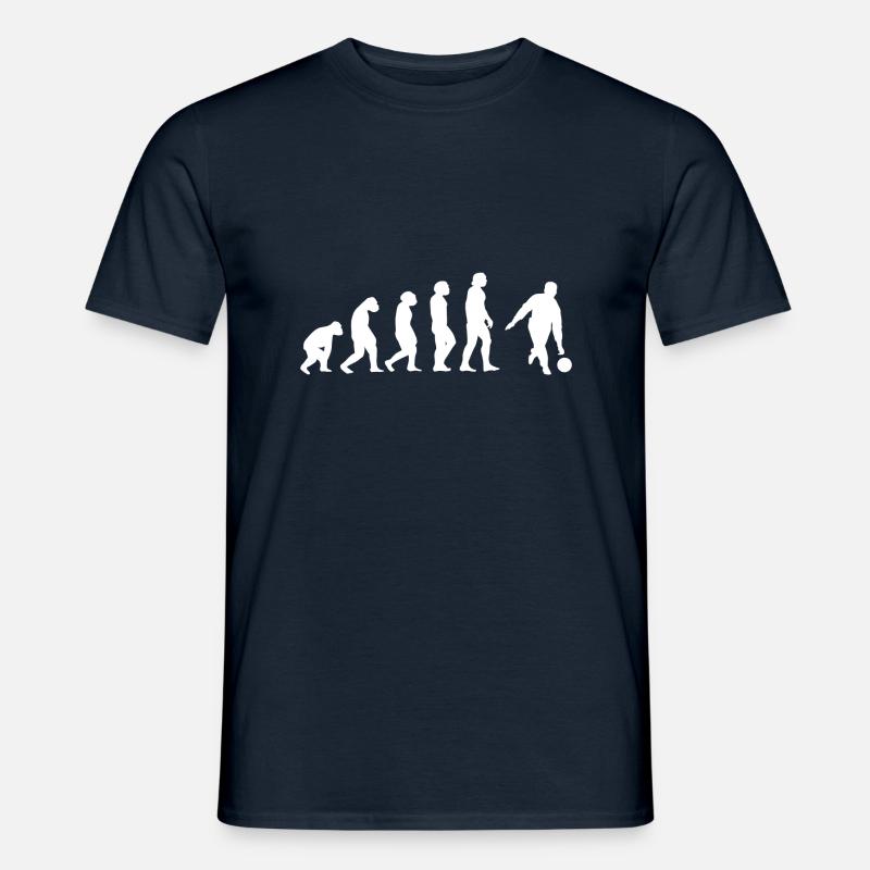 Evolution Kegler - Männer T-Shirt - Navy